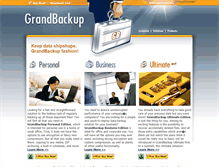 Tablet Screenshot of grandbackup.com